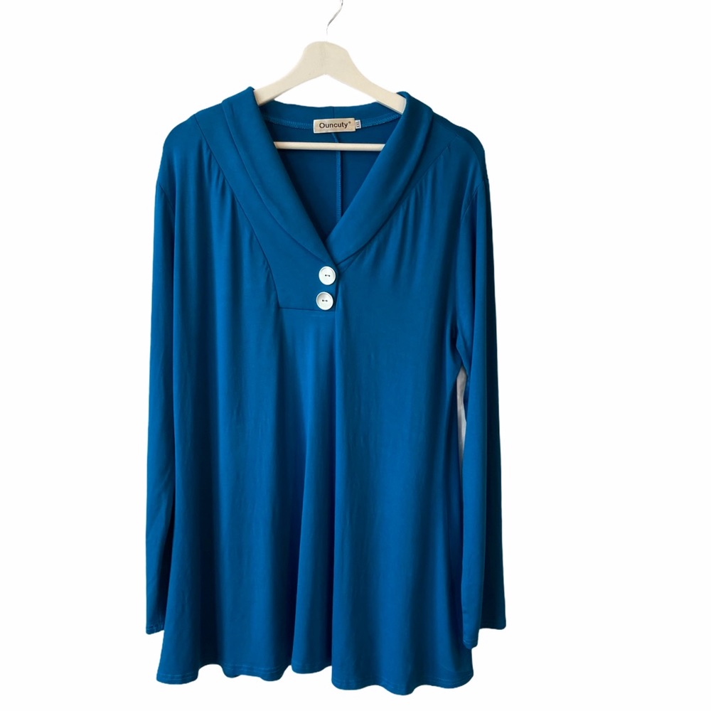 OUNCUTY SHAWL COLLAR TUNIC